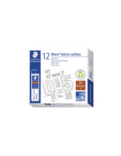 Astuccio 12 Mine Mars Micro - mina 0,5mm - gradazione F - Staedtler - conf. 12 astucci 2