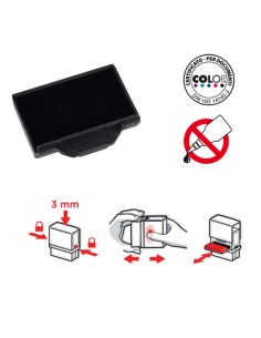 Tampone di ricambio E/200 - nero - Colop
