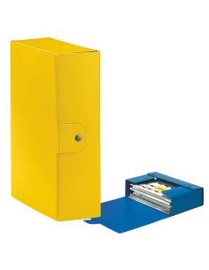 Scatola progetto Eurobox - dorso 10 cm - 25x35 cm - giallo - Esselte