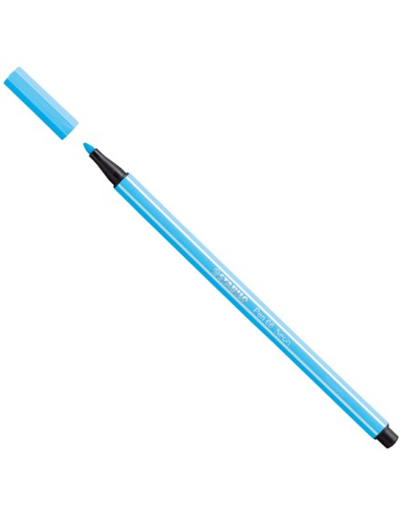Pennarello Pen 68 - blu neon 031 - Stabilo