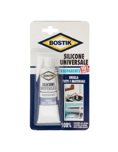 Silicone Universale - 60 ml - trasparente - Bostik