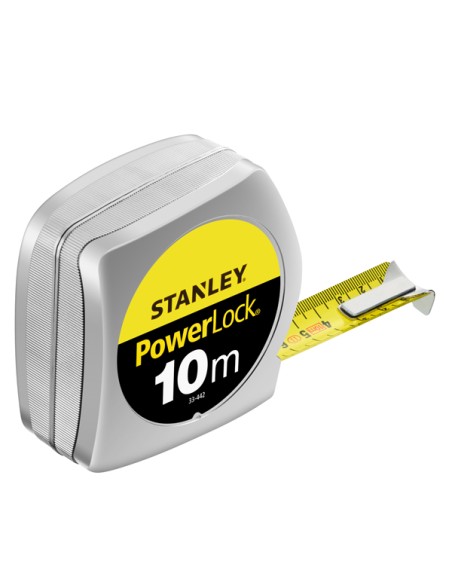 Flessometro PowerLock - 10 m - metallo - Stanley
