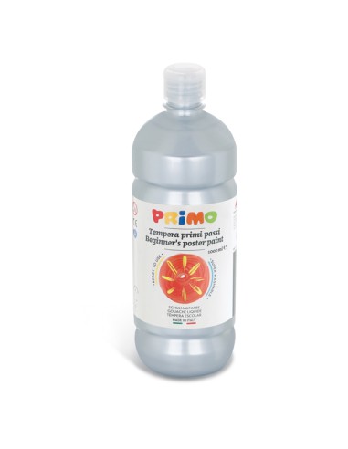 Tempera pronta Primi Passi - 1 L - argento - Primo