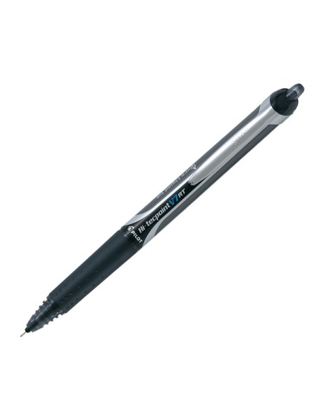 Roller a scatto Hi Tecpoint V7 RT  - punta 0,7mm - nero - Pilot