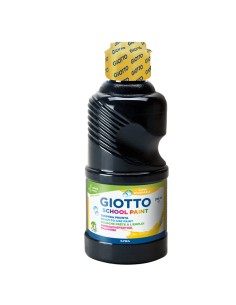 Tempera pronta - 250ml - nero - Giotto