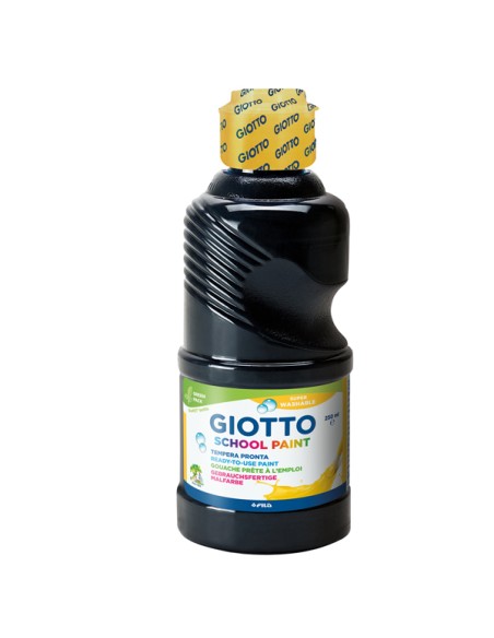 Tempera pronta - 250ml - nero - Giotto