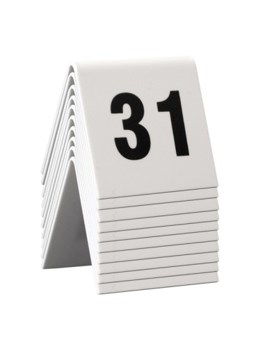 Numeri per tavoli - set da 31 a 40 - Securit