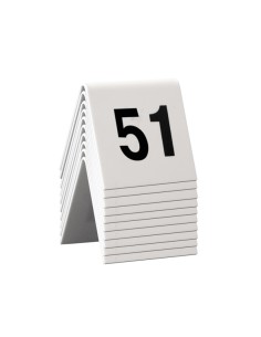 Numeri per tavoli - set da 51 a 60 - Securit