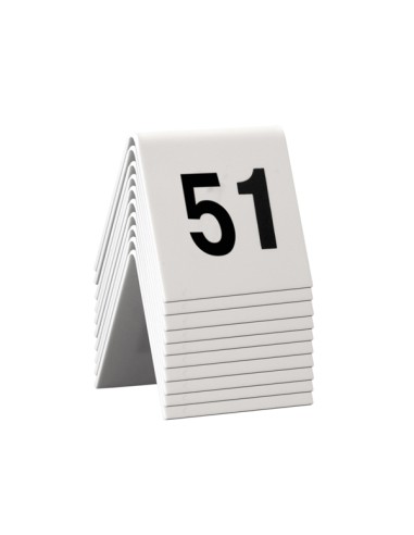 Numeri per tavoli - set da 51 a 60 - Securit