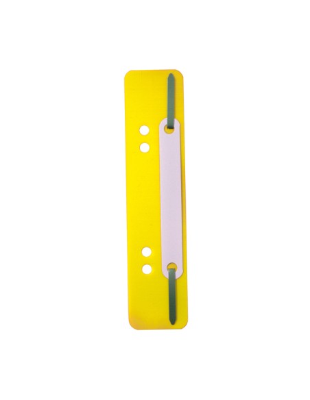 Pressini fermafogli - 38x150 mm - giallo - Durable - conf. 25 pezzi