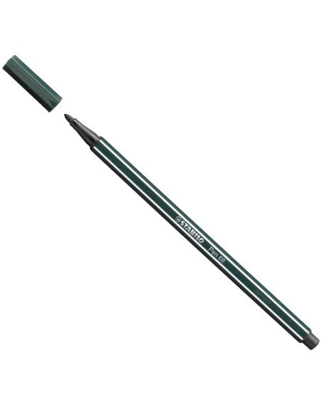 Pennarello Pen 68 - verde terra 63 - Stabilo