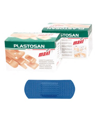 Cerotti Blu Detectable - 2x7 cm - blu - PVS - conf. 100 pezzi