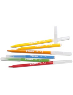 Pennarelli  punta fine - colori assortiti - Primo - secchiello 96 pezzi 2