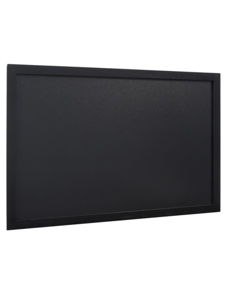 Lavagna Woody - cornice nera - 40 x 60 cm - Securit