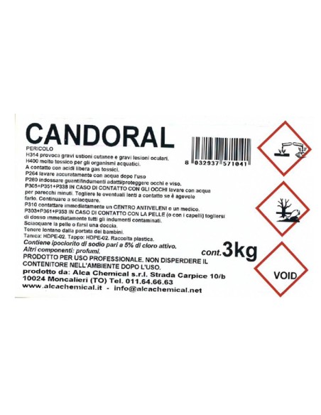 Candeggina Candoral - Alca - tanica da 3 L