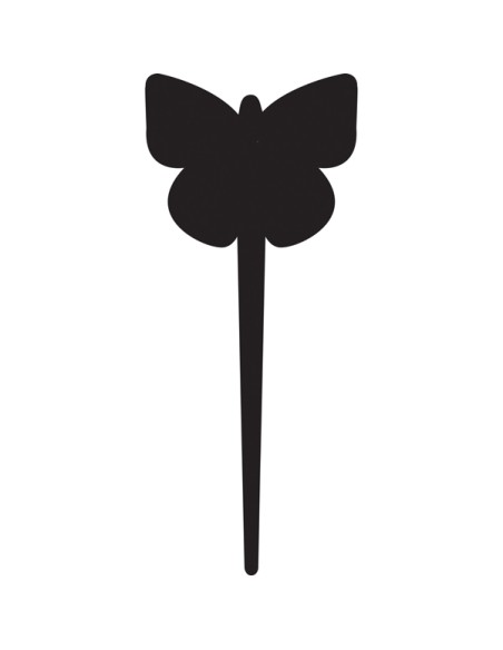 Silhouette Tags - forma farfalla - nero - Securit - set 5 pezzi