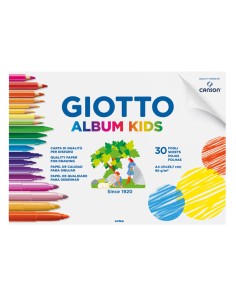 Album Kids 5+ - A4 - 90gr - 30 fogli - Giotto