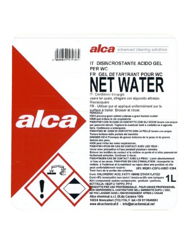 Detergente acido Net Water - Alca - flacone da 1 L