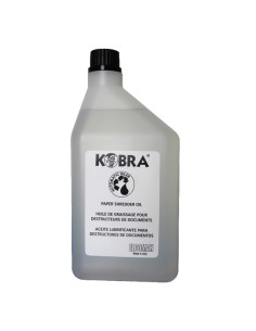 Olio per distruggidocumenti - Kobra - flacone 1 L