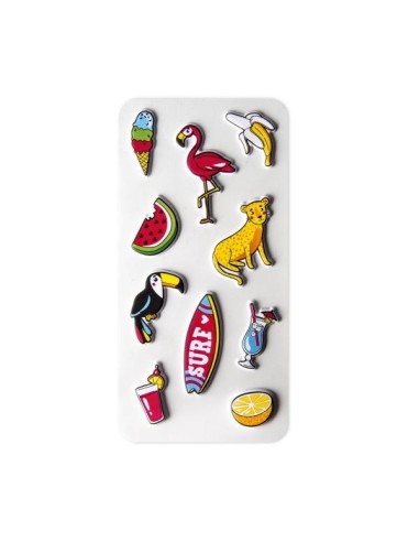 3D STICKERS TEEN TROPICAL