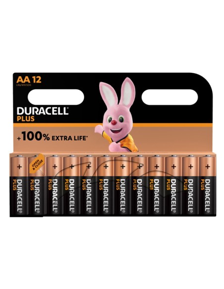 Pila Stilo AA - Plus 100 - Duracell - blister 12 pezzi