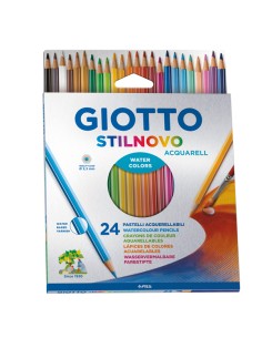 Pastelli Stilnovo Acquarell -  diametro mina 3,3 mm - Giotto - astuccio 24 pezzi