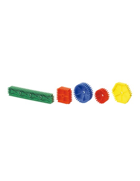 Gioco Super Glisso ingranaggi - pezzi assortiti - CWR - conf. 140 pezzi