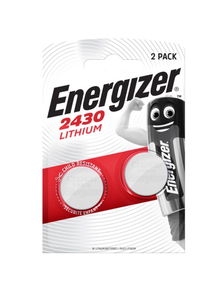 Pila CR2430 Lithium - 3V - Energizer - blister 2 pezzi