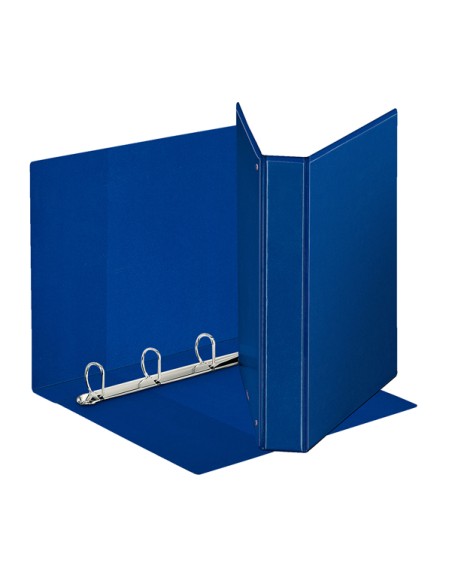 Raccoglitore personalizzabile Display - 4 anelli a D 30 mm - dorso 4,7 cm - 22x30 cm - blu - Esselte