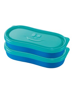 Snack box Picnik Concept - blu - Maped - set 2 pezzi