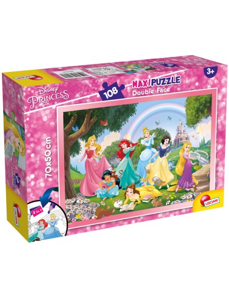 Puzzle Maxi Princess Rainbow World - 108 pezzi - Lisciani