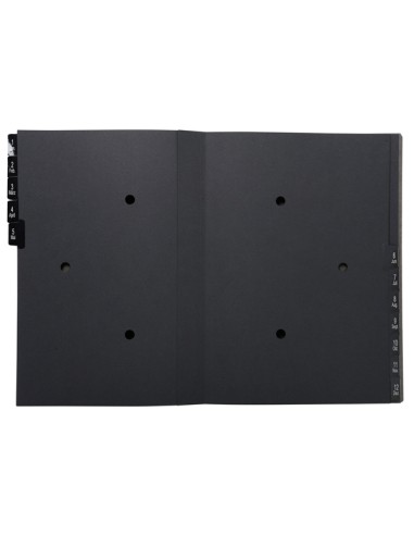 Classificatore numerico 1/12 Ordonator - 25x33 cm - nero - Exacompta