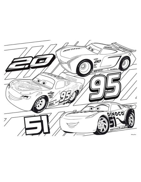 Puzzle Maxi Disney Cars 3 Challenge - 60 pezzi - Lisciani