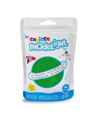 Pasta Model Light - 50 gr - verde - Carioca