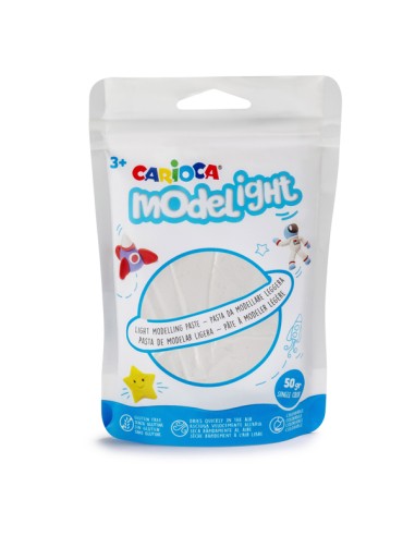 Pasta Model Light - 50 gr - bianco - Carioca