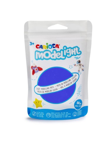 Pasta Model Light - 50 gr - blu - Carioca