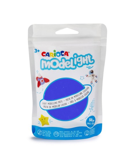 Pasta Model Light - 50 gr - blu - Carioca
