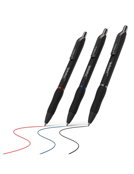 Penna gel a scatto - 0.7 mm - rosso - Sharpie