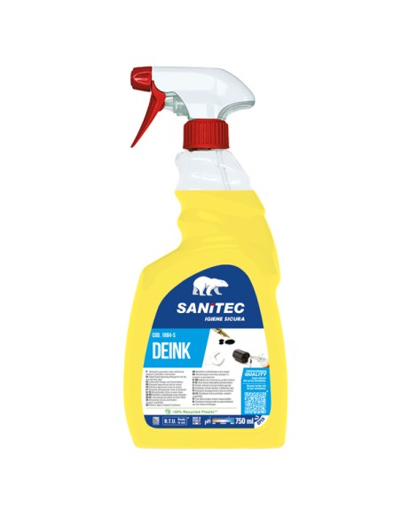 Detersolvente sgrassante Deink - trigger 750 ml - Sanitec