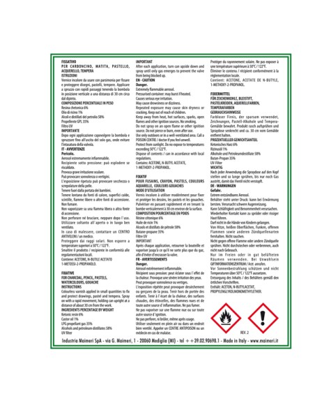 Fissativo spray - 400 ml - Maimeri