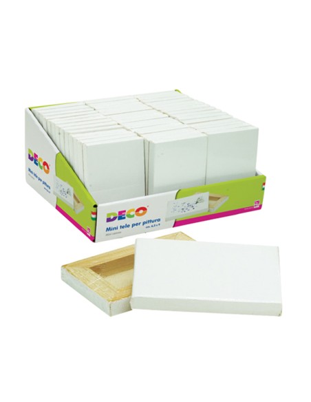 Mini tela - 6,3 x 9 cm - Deco - conf. 45 pezzi