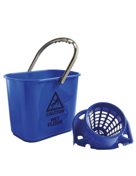 Secchio Polar - con strizzatore - 15 L - blu - Perfetto