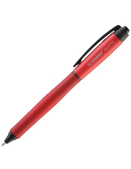 Roller gel a sfera a scatto Palette - rosso - Stabilo