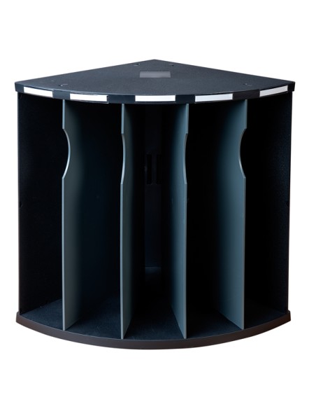 Classificatore ergonomico The Corner - 5 scomparti - nero - Exacompta