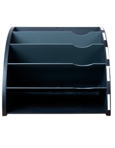 Classificatore ergonomico The Corner - 5 scomparti - nero - Exacompta 2