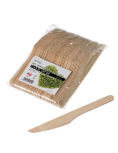 Coltelli in legno - 16 cm - Leone - conf. 48 pezzi