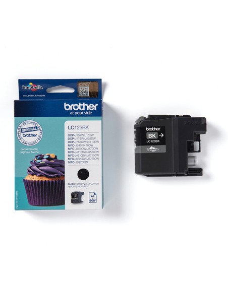 Brother - Cartuccia - Nero - LC123BK - 600 pag