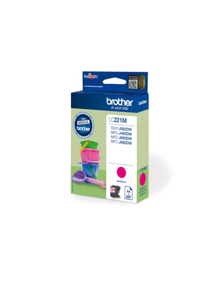 Brother - Cartuccia - Magenta - LC221M - 260 pag