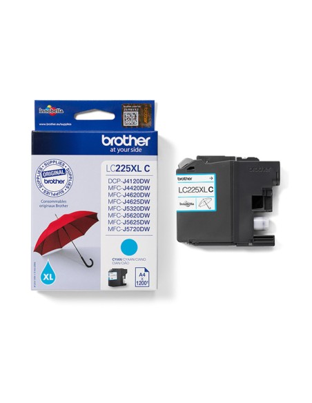 Brother - Cartuccia - Ciano - LC225XLC - 1200 pag