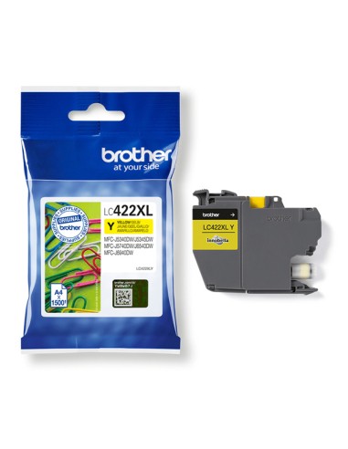 Brother - Cartuccia - Giallo - LC422XLY - 1.500 pag